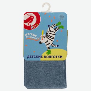 Колготки детские АШАН Красная птица синие, р.110/116