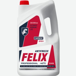 Антифриз FELIX Carbox красный, Россия, 5 л