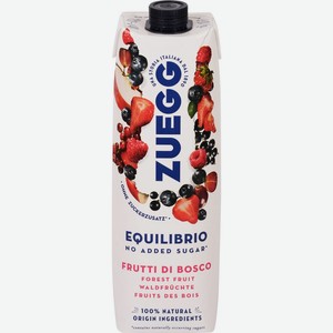 Напиток ZUEGG Лесные ягоды сокосодерж. без сахара, Италия, 1 L