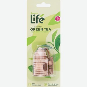 Ароматизатор ЛЕНТА LIFE Life Green Tea, подвесной флакон 10034, Китай