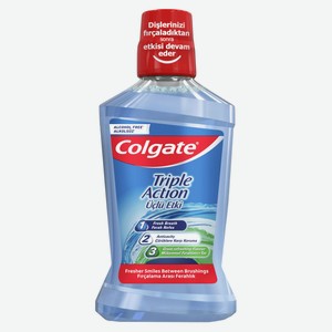 Ополаскиватель для полости рта Colgate Тройное Действие антибактериальный, 500 мл
