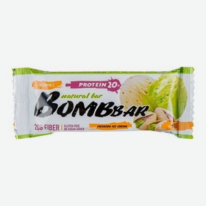 Батончик протеиновый Bombbar Фисташковый пломбир 60 г