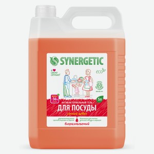 Гель Synergetic для мытья посуды Арбуз, 5л Россия
