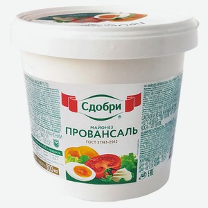 Майонез «Сдобри» Провансаль Классический 50,5%, 770 г
