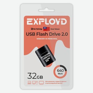 Флешка Exployd 640 32GB черная