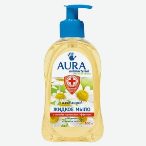 Мыло жидкое Aura Ромашка Антибактериальное, 300 мл