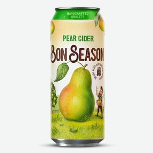 Сидр Bon Season BON SEASON груша, 430 мл