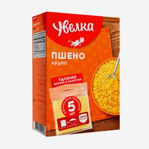 Пшено Увелка шлифованное, 80г х 5шт
