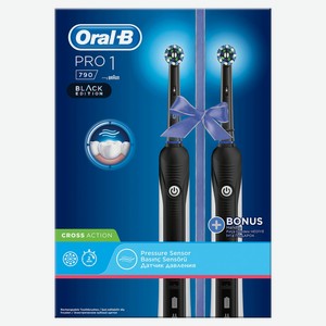 Набор подарочный Oral-B Электрическая зубная щетка Cross Action D16.523.1UH