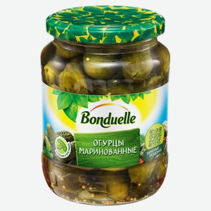 Огурцы BONDUELLE маринованные, 680 г