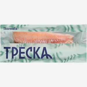 Треска BOREALIS филе б/кожи с/м, Россия, 600 г