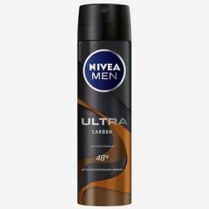 Антиперспирант Nivea Men Ultra Carbon антибактериальный эффект спрей, 150мл Франция