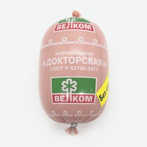 Колбаса вар Докторская ПГН 500г Велком