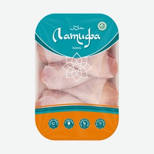 Голень цыпленка-бройлера Латифа Халяль охлажденное, ~0.6-1.5кг Россия