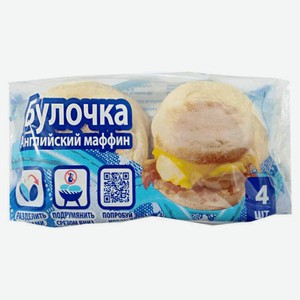 Булочки Bimbo Английский маффин, 60 г х 4 шт