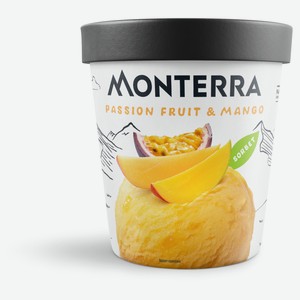 Сорбет Monterra Манго-Маракуйя БЗМЖ, 300 г