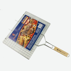Решётка-гриль FIREMARK 2005 хром, 60-40x30x1,5см