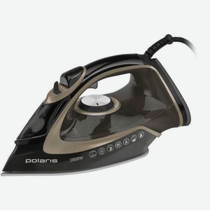 Утюг Polaris PIR 2821AK, 2800Вт, черный/ золотистый