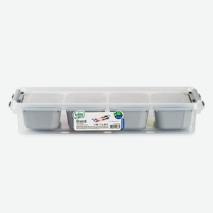 Контейнер Hobby Life Grand 4 секции, 14 x 36.5 x 6.2см Турция