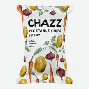 Чипсы CHAZZ овощные с морской солью,75г