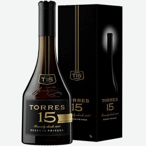 Бренди Torres Reserva Privada 15 лет 40 % алк., Испания, 0,7 л