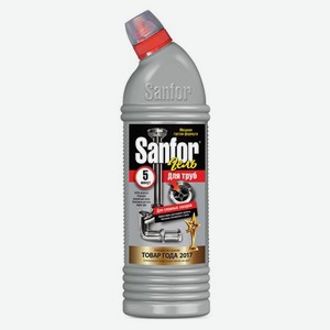 Гель Sanfor для прочистки канализационных труб, 750мл Россия
