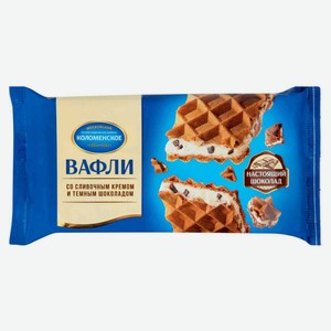 Вафли «Коломенское» со сливочным кремом и темным шоколадом, 104 г