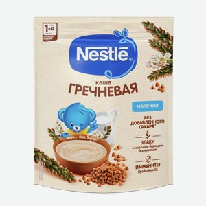 Каша НЕСТЛЕ молочная, гречневая, 0.2кг
