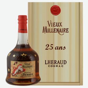 Коньяк Lheraud Vieux Millenaire в подарочной упаковке Франция, 0,7 л