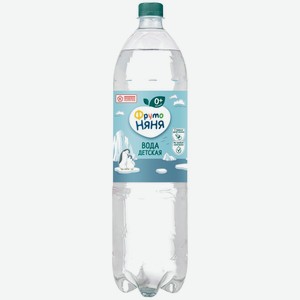 Детское питание вода ФРУТОНЯНЯ негазированная с 0 мес ПЭТ, Россия, 1,5 л