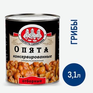 Опята Скатерть-Самобранка стерилизованные, 3.10л Китай