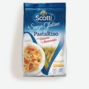 Макаронные изделия Riso Scotti RisoVital Fusilli из рисовой муки с киноа и амарантом, 250г Италия
