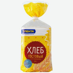 Хлеб пшеничный лента Тостовый, в нарезке, 320г