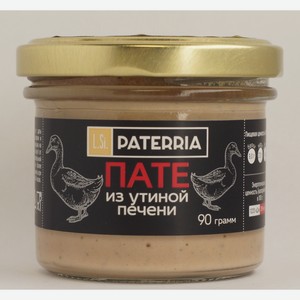Пате Paterria из утиной печени, 90г Россия