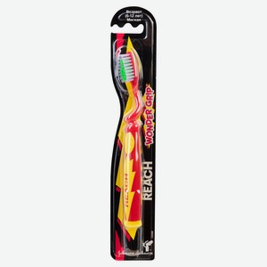 Зубная щетка детская Reach Wonder Grip 6-12 лет