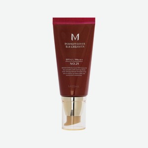 Тональный BB-крем для лица MISSHA PERFECT COVER с матовым покрытием тон 21 Light beige 50 мл