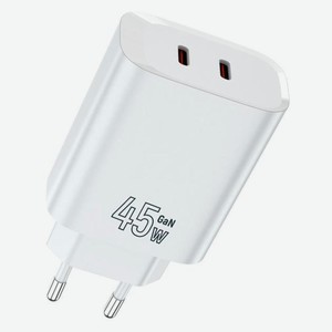 Сетевое зарядное устройство TFN PD 45W White б/кабеля (TFN-WCRPD31)