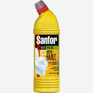 Средство чистящее для унитаза Sanfor Лимонная свежесть 1л